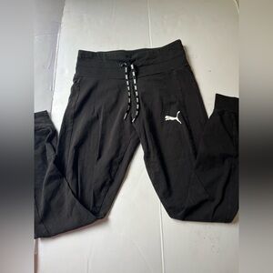 PUMA women’s Joggers Tight Pants Black Size Medium Exercise Winter Cozy Travel